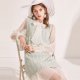 Spring Autumn Women's V Neck Sweater with Tulle Long Dress Real 2pcs 8395238899# Spring Autumn Women's V Neck Sweater with Tulle Long Dress Real 2pcs 8395238899#