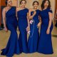 Royal Blue One Shoulder Mermaid Bridesmaid Dresses Sweep Train Wedding Guest Gowns Maid Of Honor Dress Plus Size 8402461652# Royal Blue One Shoulder Mermaid Bridesmaid Dresses Sweep Train Wedding Guest Gowns Maid Of Honor Dress Plus Size 8402461652#