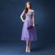 Purple Prom Party Dress Knee Length 8438406697# Purple Prom Party Dress Knee Length 8438406697#