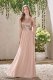 Shining Sequins Crew Neck Chiffon Bridesmaid Dress Floor Length Prom Gowns 8471712225# Shining Sequins Crew Neck Chiffon Bridesmaid Dress Floor Length Prom Gowns 8471712225#