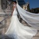 Ivory White 3 Meters Long Bridal Veils With Comb 8473205219# Ivory White 3 Meters Long Bridal Veils With Comb 8473205219#
