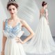 Applique V Neck Backless Wedding Dresses 8476901429# Applique V Neck Backless Wedding Dresses 8476901429#