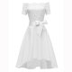 Off Shoulder Women's A Line Dresses White 8505905977# Off Shoulder Women's A Line Dresses White 8505905977#