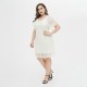 Empire Waist V Neck Dress-Plus Size #88211591147 Empire Waist V Neck Dress-Plus Size #88211591147