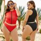 Zip Up Tankini Swimwear for Women-Plus Size #88211591152 Zip Up Tankini Swimwear for Women-Plus Size #88211591152