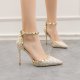 Buckle Strap Sparkly Sequin Wedding Bridal Shoes #88211591162 Buckle Strap Sparkly Sequin Wedding Bridal Shoes #88211591162