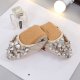 Pointed-Toe Ballet Flats in Gold/Silver/Black #88211591167 Pointed-Toe Ballet Flats in Gold/Silver/Black #88211591167