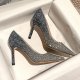 Sparkly Sequin Pointed-Toe Bridal Shoes #88211591170 Sparkly Sequin Pointed-Toe Bridal Shoes #88211591170