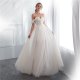 Sheer Boned Bodice Pleated Lace-Up Tall Wedding Dress #88211592154 Sheer Boned Bodice Pleated Lace-Up Tall Wedding Dress #88211592154