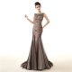 Boat-Neck Sleeveless Beaded Tulle Overlay Illusion Gown #88211592163 Boat-Neck Sleeveless Beaded Tulle Overlay Illusion Gown #88211592163