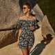 Black Ditsy Floral Off The Shoulder Romper #88211592173 Black Ditsy Floral Off The Shoulder Romper #88211592173