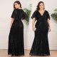 Plus Size Sequined Beaded Gowns 88211592214# Plus Size Sequined Beaded Gowns 88211592214#