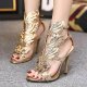 Women's High Heel Sandals Gold Wings Gladiator Sandal Shoes #88211592249 Women's High Heel Sandals Gold Wings Gladiator Sandal Shoes #88211592249
