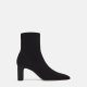 Women's Block Heel Boots Black Pointed Toe Booties #88211592263 Women's Block Heel Boots Black Pointed Toe Booties #88211592263