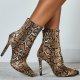Snakeskin Pattern High Heel Boots in Brown #88211592315 Snakeskin Pattern High Heel Boots in Brown #88211592315