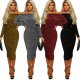 Sparkling Off Shoulder Ruched Long Sleeve Midi Dress 88211592331# Sparkling Off Shoulder Ruched Long Sleeve Midi Dress 88211592331#