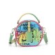 Graffiti Handbag Circle Bag 88211592392# Graffiti Handbag Circle Bag 88211592392#