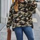 Camo Teddy Sweatshirt Plus Size 88211592400# Camo Teddy Sweatshirt Plus Size 88211592400#