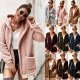 Plus Size Teddy Jacket for Women 88211592428# Plus Size Teddy Jacket for Women 88211592428#