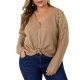 Curve Plus Size Knitted Tops 88211592440# Curve Plus Size Knitted Tops 88211592440#