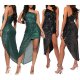 Sparkly Sequin Asymmetrical Hi-Lo Dress 88211592486# Sparkly Sequin Asymmetrical Hi-Lo Dress 88211592486#