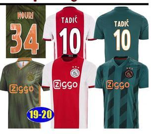 Thai 2019 2020 Ajax FC Soccer Jerseys DE JONG TADIC PROMES Van DE Beek CRUYFF Jersey 19 20 Football Kit Shirt Ajaxa Msterdam Camiseta 8484783784#