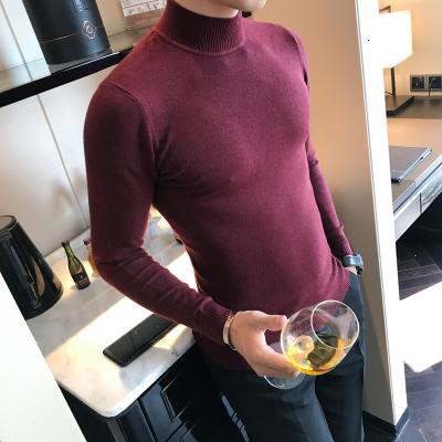 High Grade Cashmere Winter Thick Warm Sweater Men Turtleneck Men Sweaters Slim Fit Pullover Men Knitwear Double Collar 8489764185#