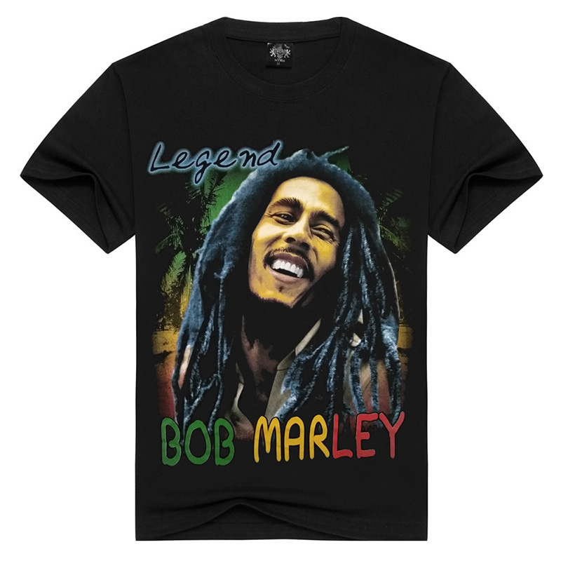3D Printing Star Bob Marley T Shirt 88211592204#