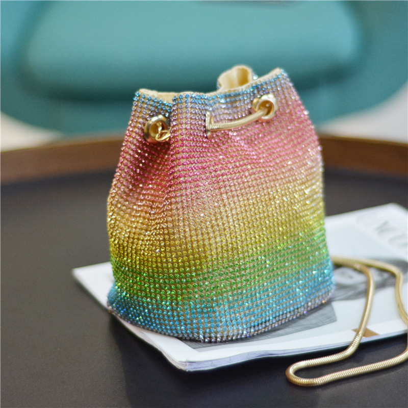 Mini Drawstring Bucket Bag 88211592493#